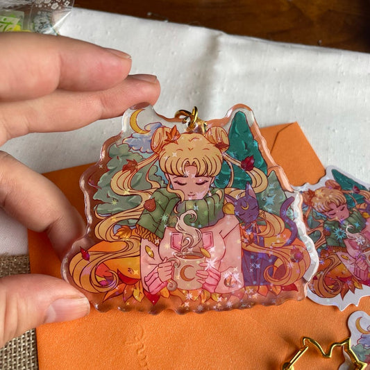 Autumn Usagi Keychain