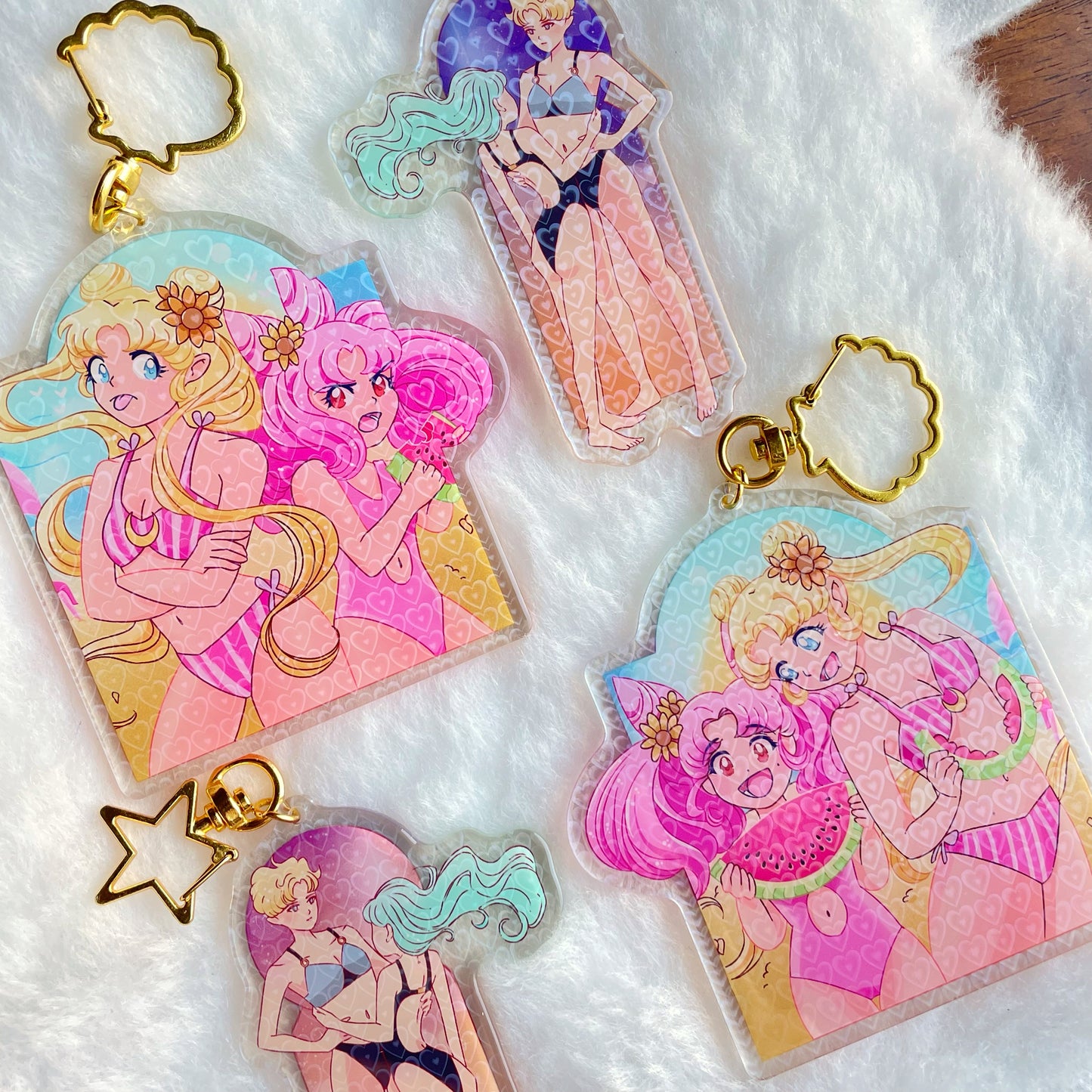 Harumichi Beach Keychain