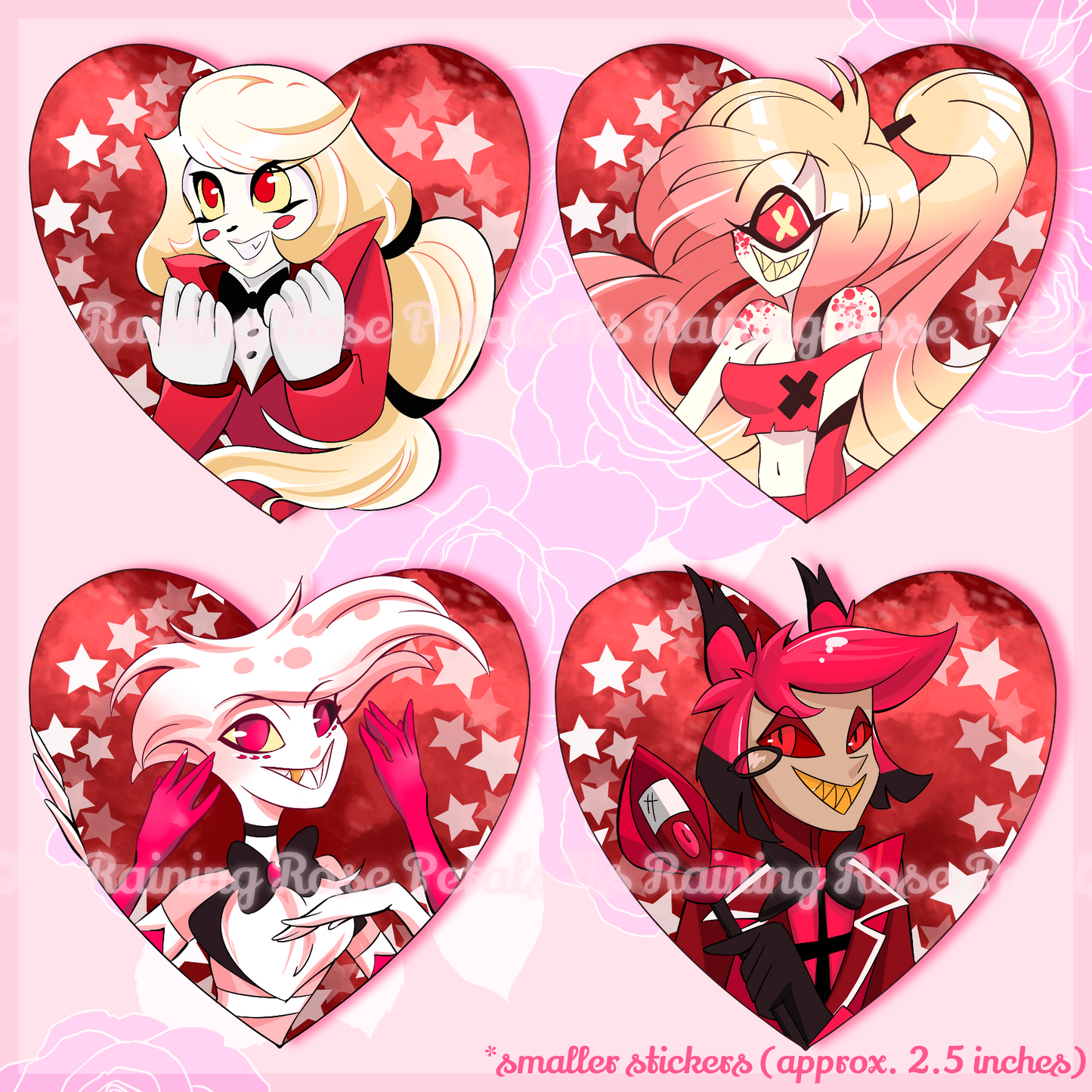 Sticker Catalogue Pg. 13: Hell Hearts