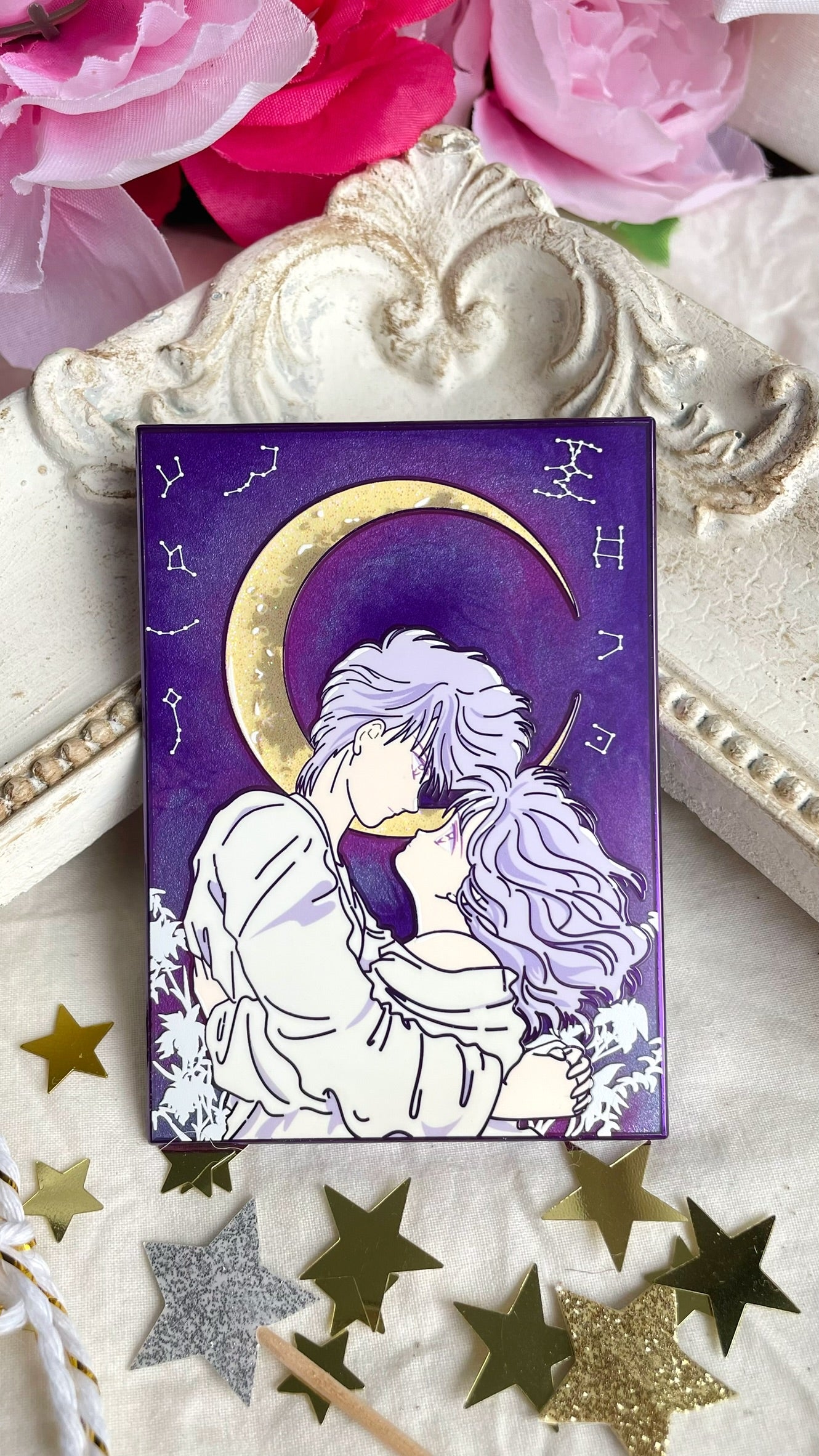 Moonlit Celestial Lovers
