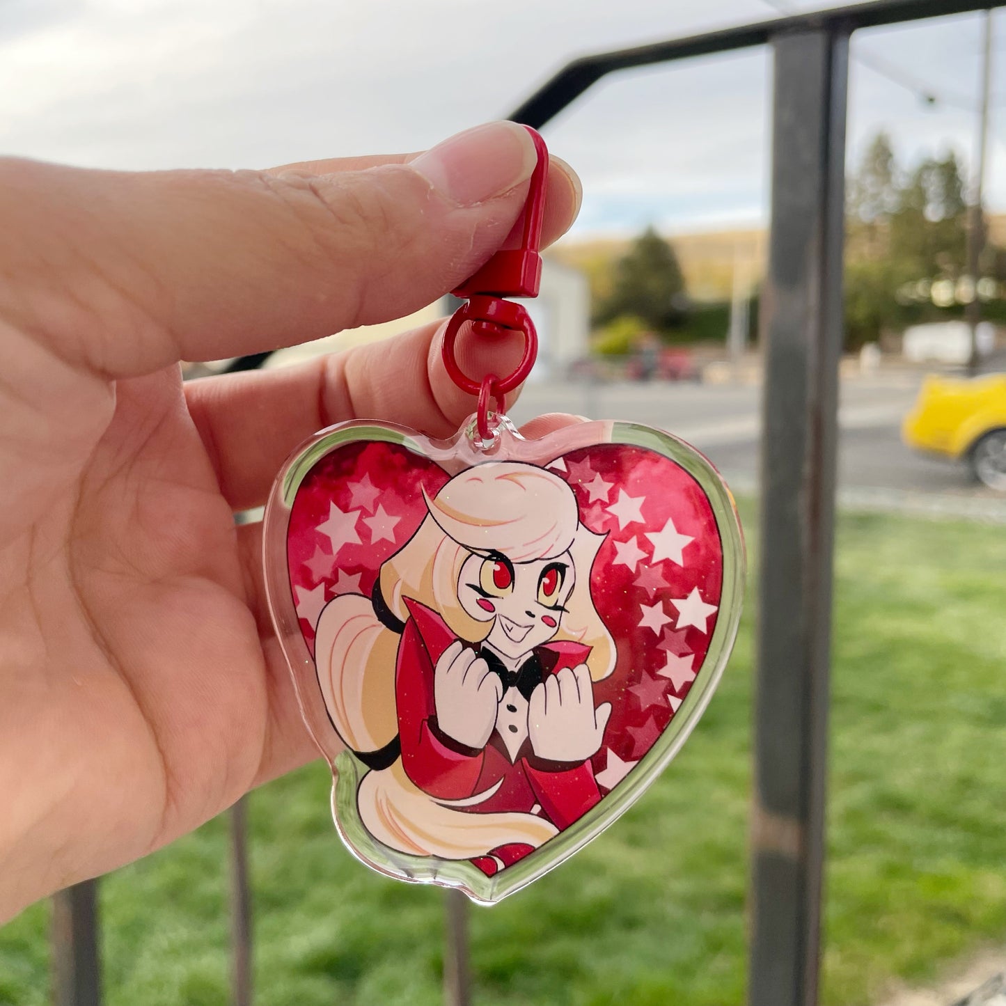 Hazbin Charlie Keychain