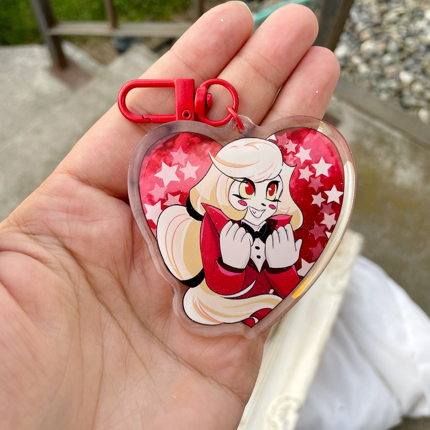 Hazbin Charlie Keychain