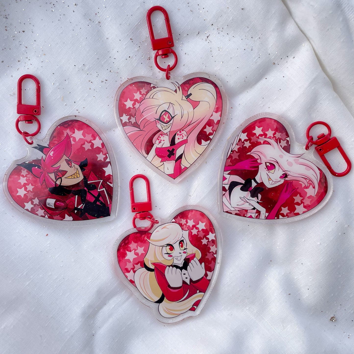 Hazbin Alastor Keychain