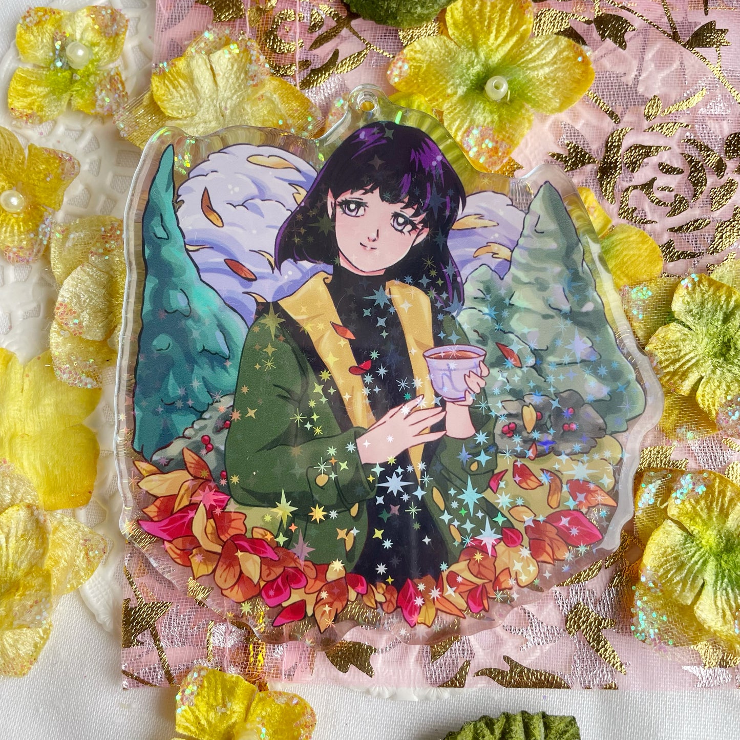 Autumn Hotaru Keychain