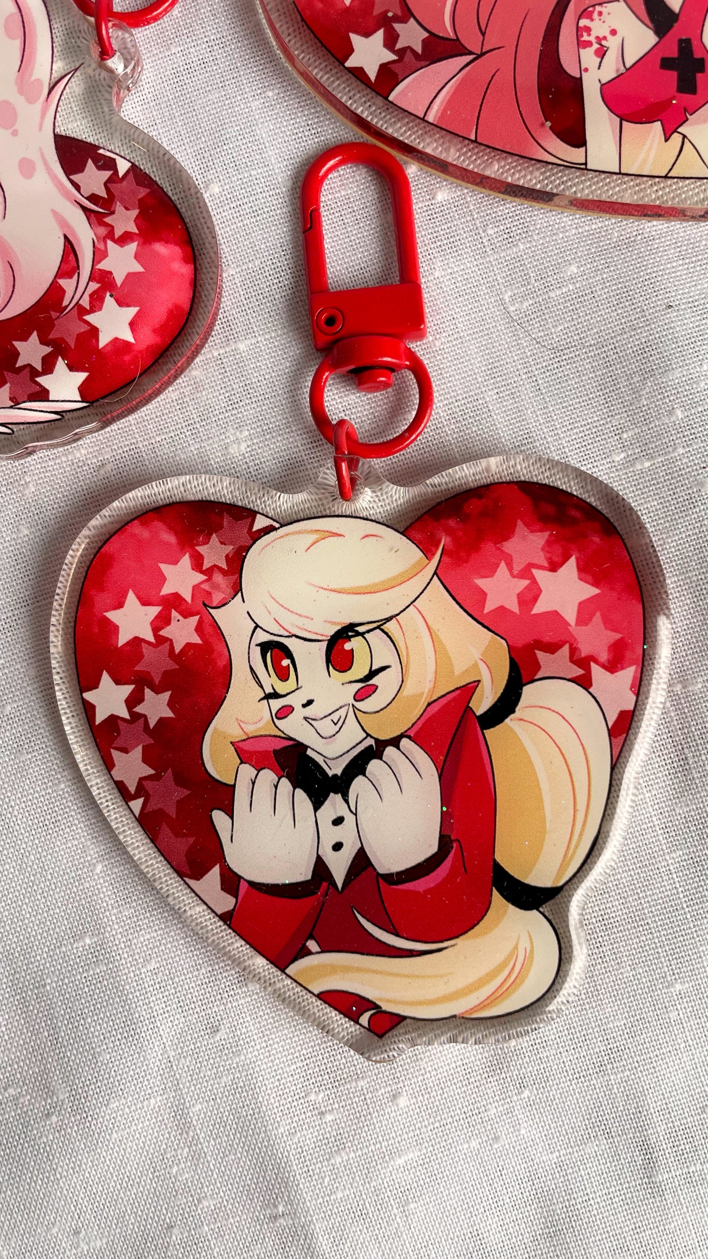 Hazbin Charlie Keychain