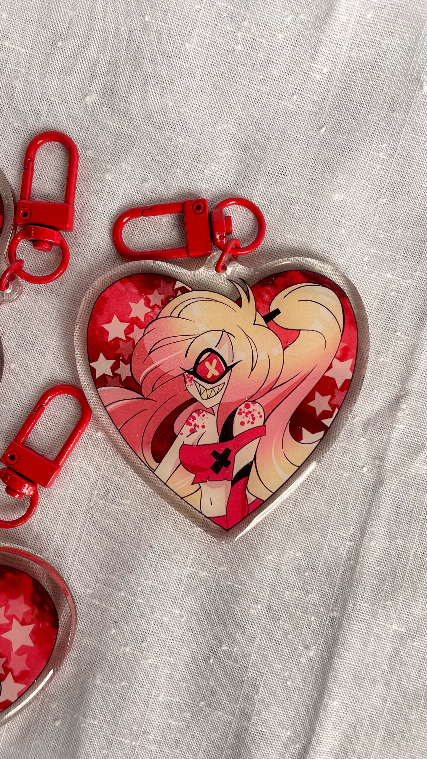 Hazbin Cherri Keychain