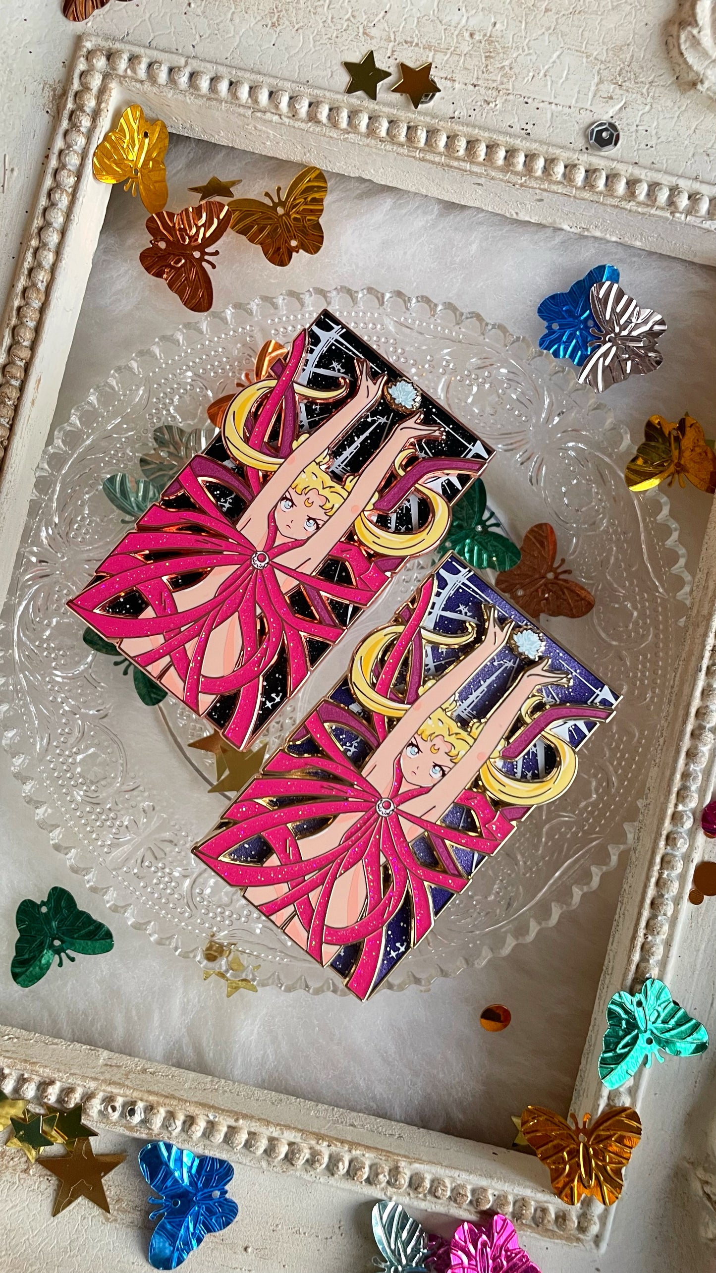 Nostalgic Panels: Power of Love: V3. Black Glitter