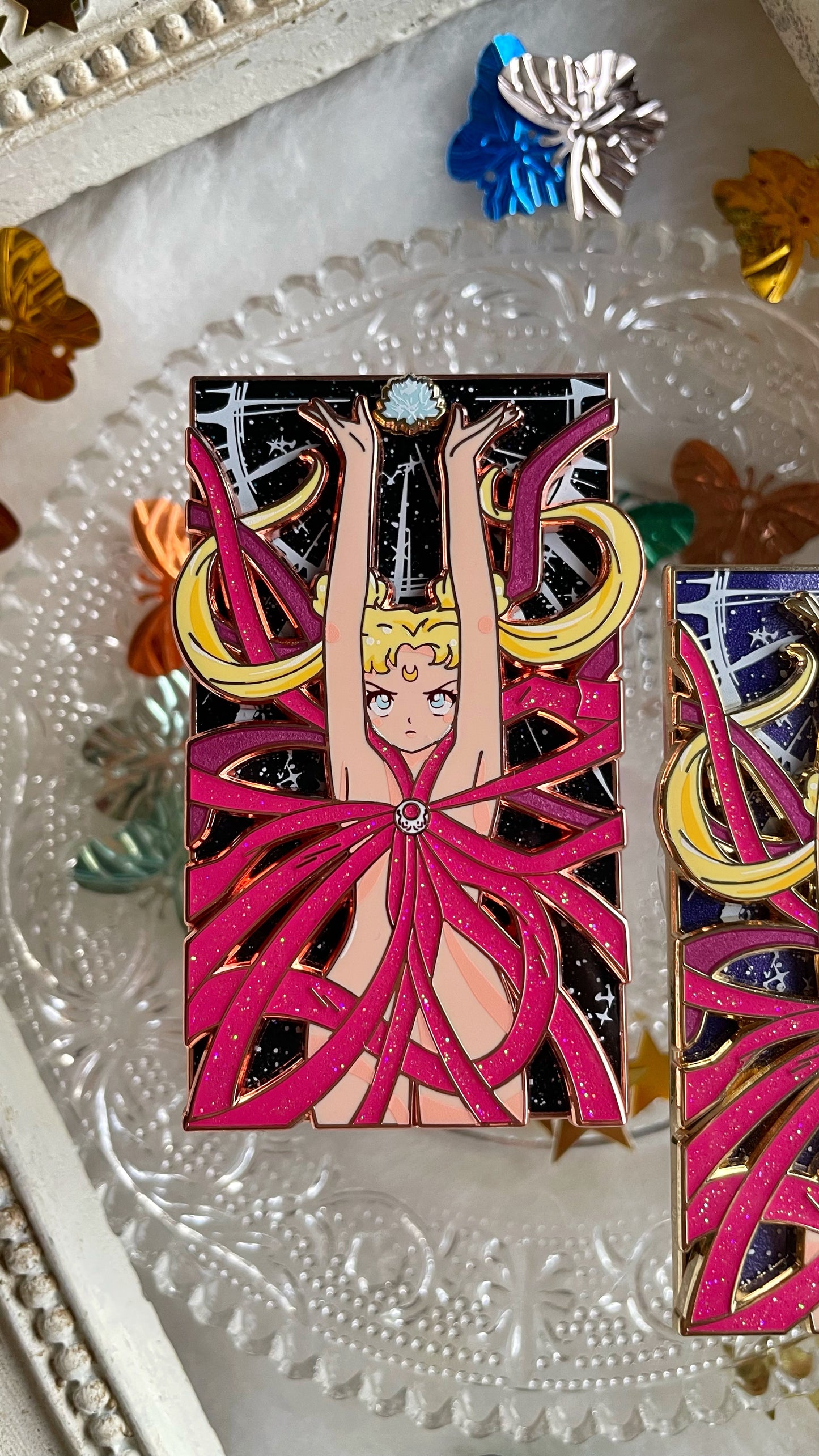 Nostalgic Panels: Power of Love: V3. Black Glitter