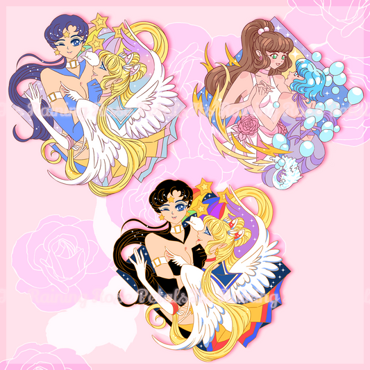 Sticker Catalogue Pg. 18: Miracle Romance MakoAmi, SeiUsa