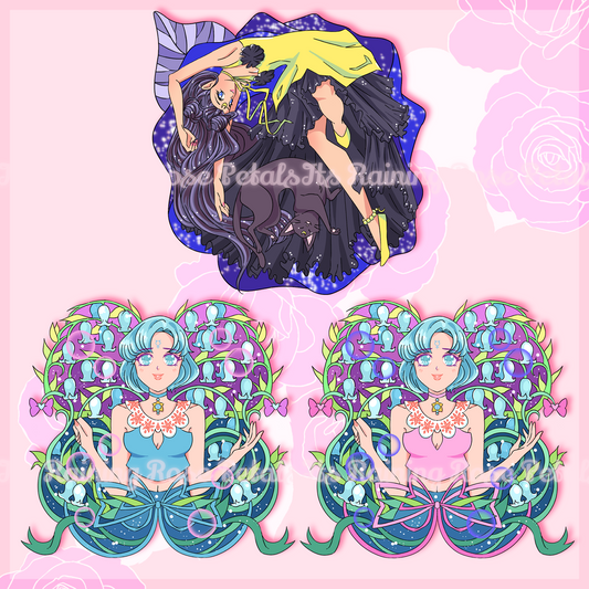 Sticker Catalogue Pg. 1: Luna, Ami