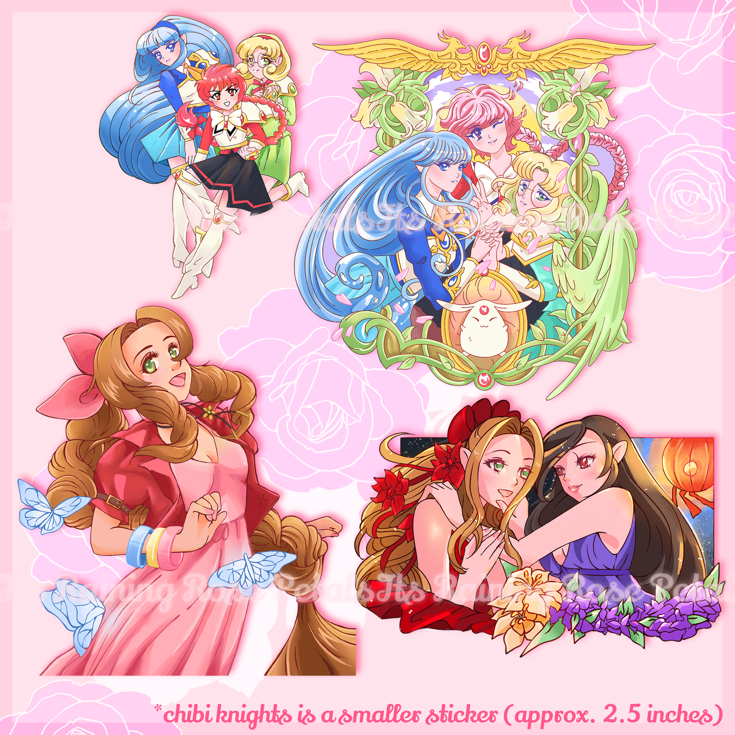 Sticker Catalogue Pg. 29: Rayearth + FF7