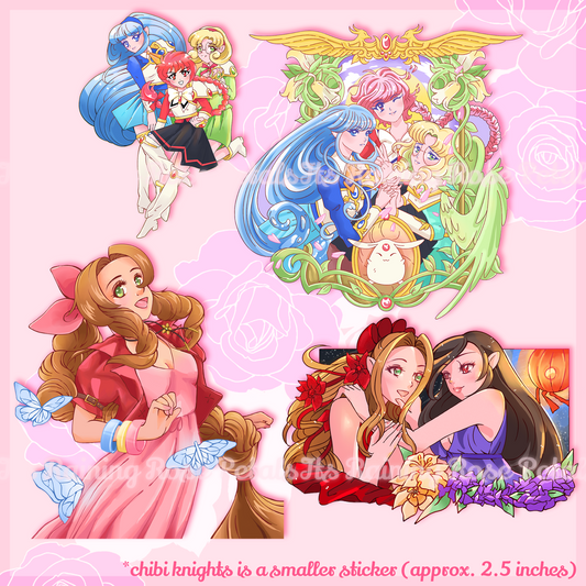 Sticker Catalogue Pg. 29: Rayearth + FF7